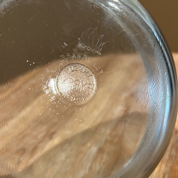 Vintage Pyrex Flameware Blue Bowl. 833-B - Picture 6 of 12